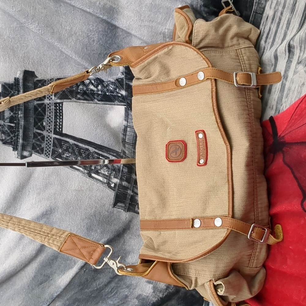 Aigle herringbone messenger bag